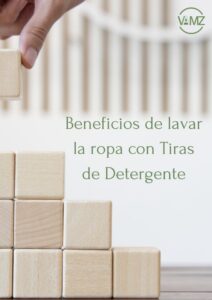 Beneficios de lavar la ropa con detergente ecológico en tiras.