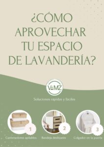 ¿Cómo aprovechar tu espacio de lavandería?